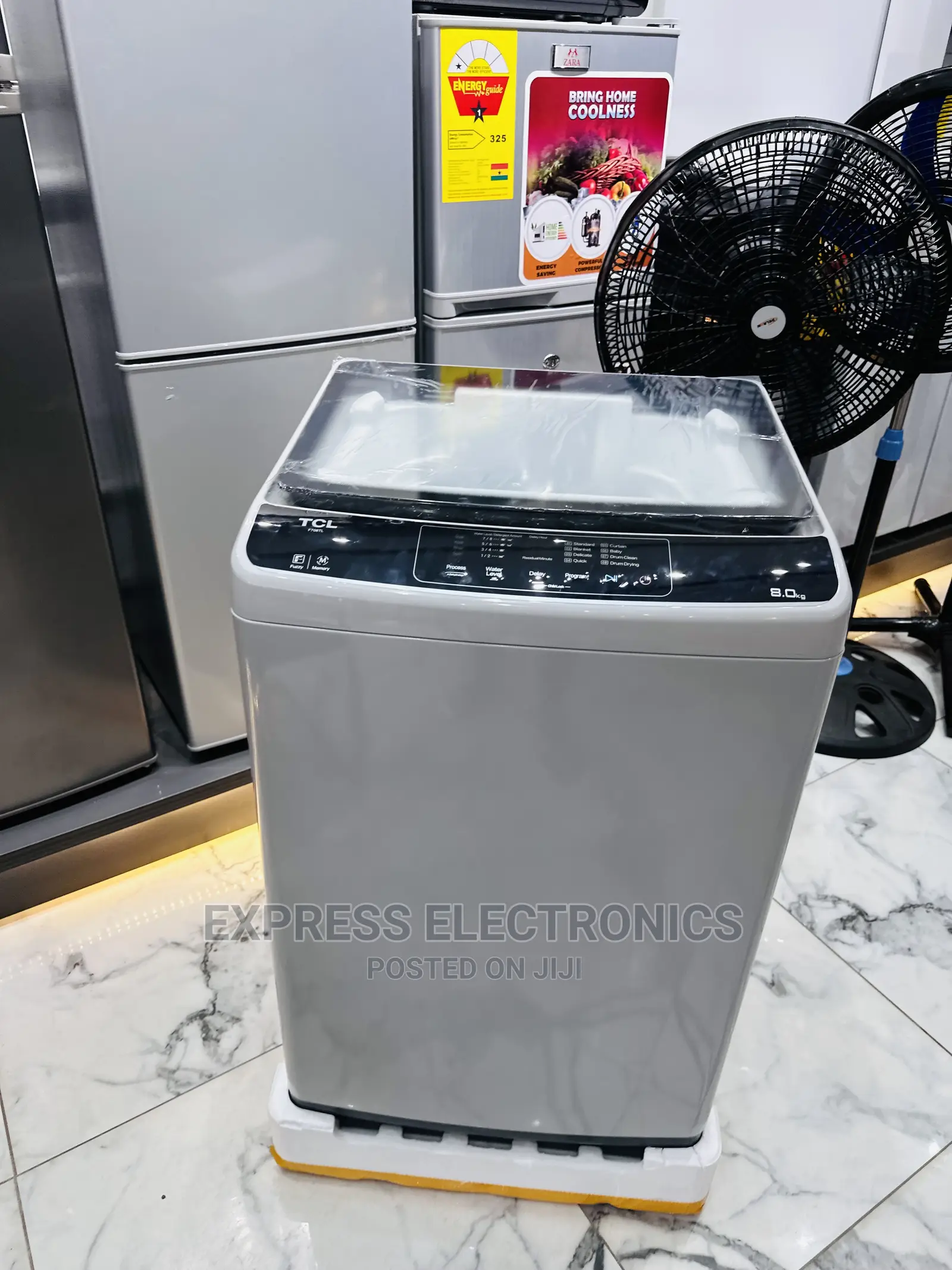 Full Automatic Washing Machine 85kggf708tl 8kg Top Load TCL