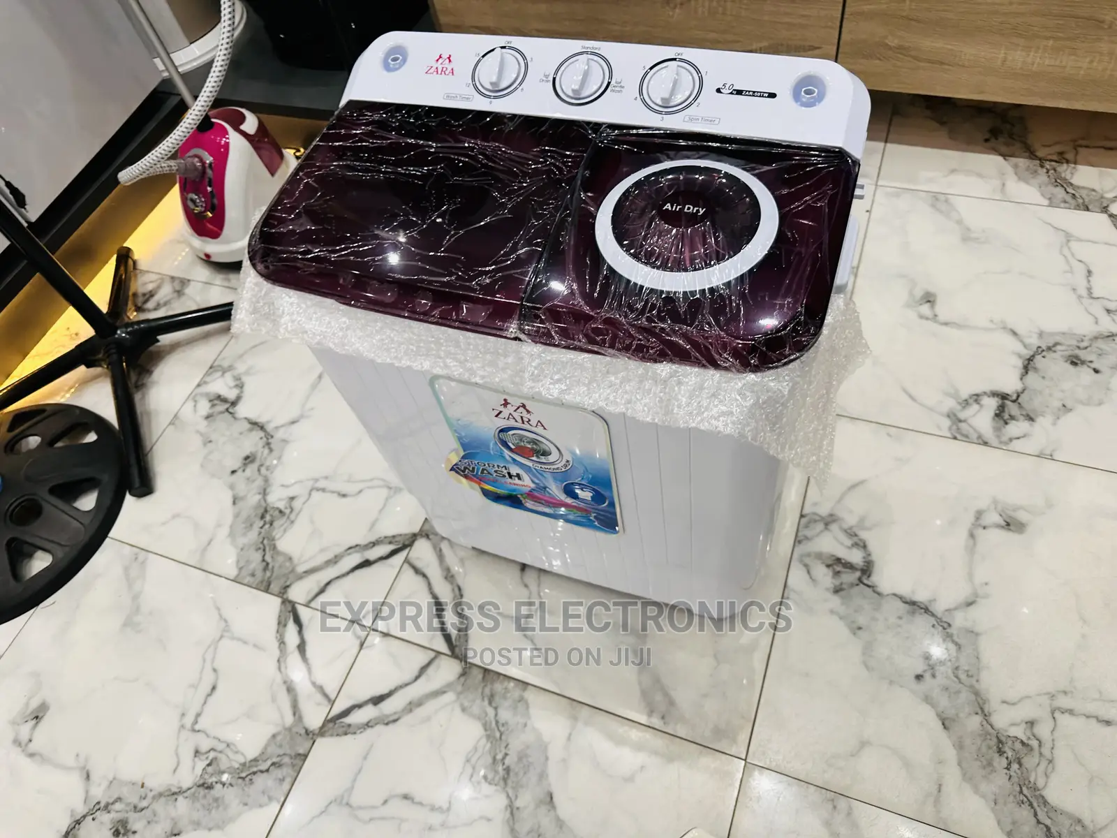 5kg Topload Washing Machine Zara White 