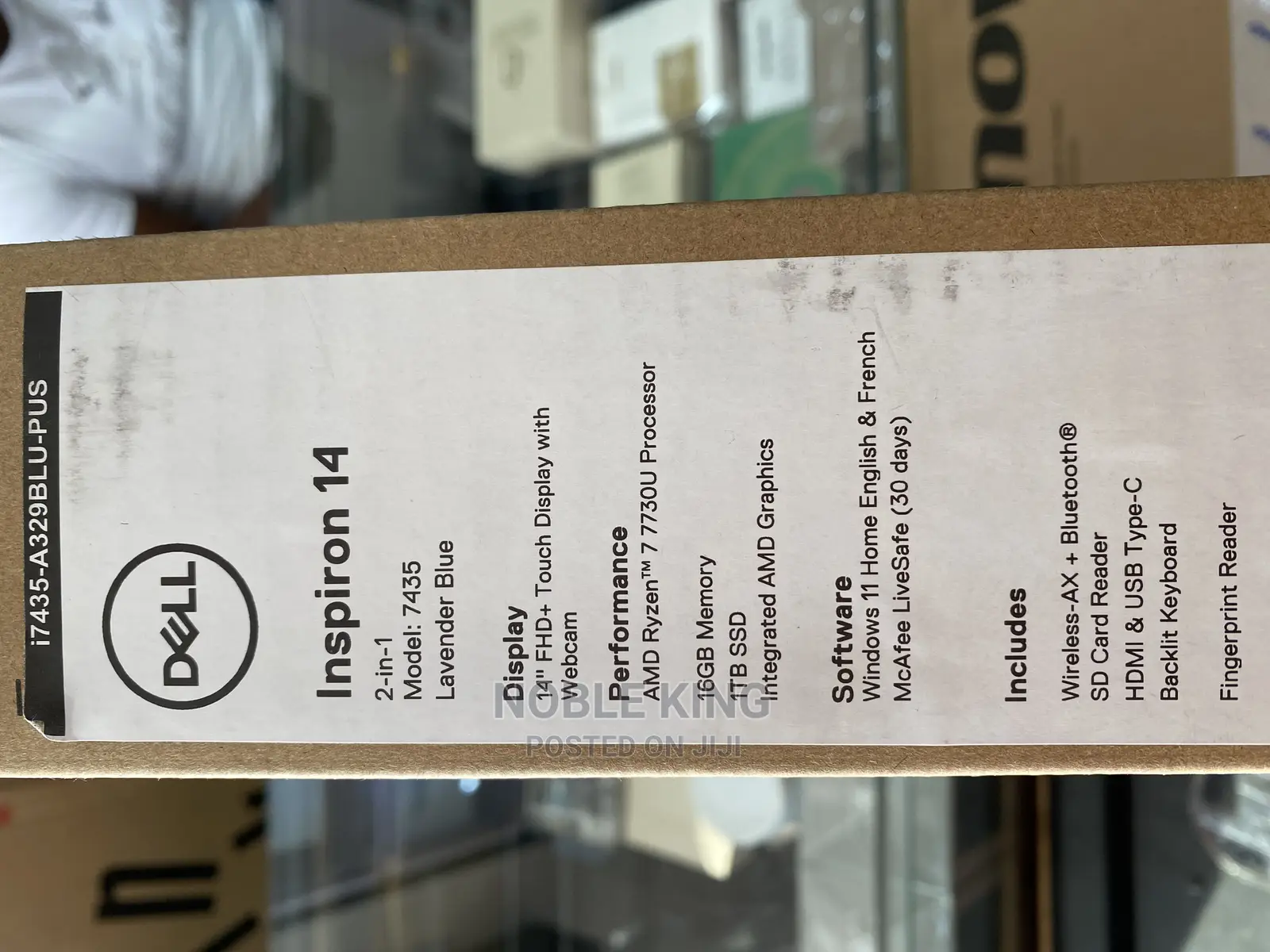 New Laptop Dell Inspiron 14 7437 16GB AMD Ryzen 7 SSD 1T