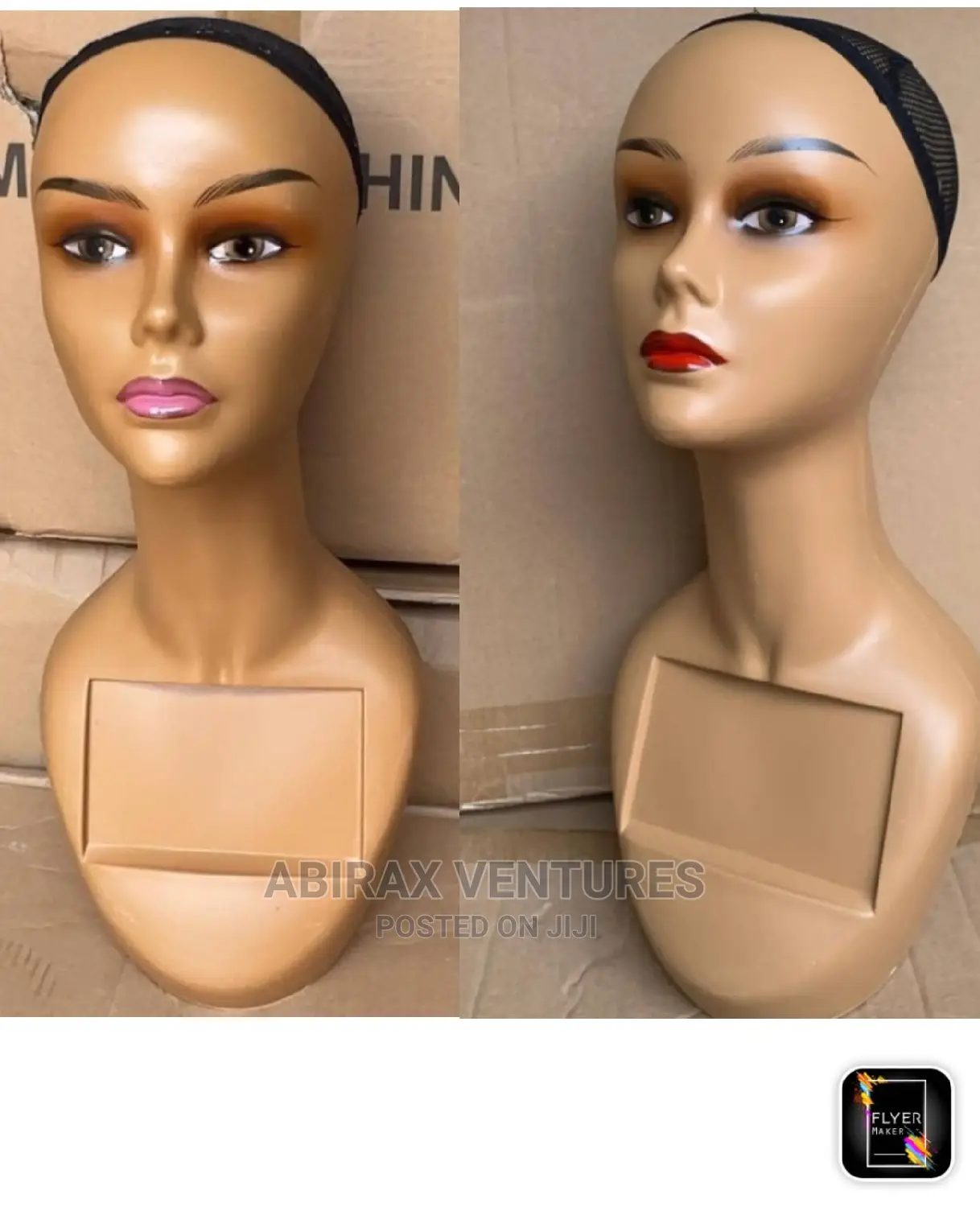 Long Neck Mannequin Head Available