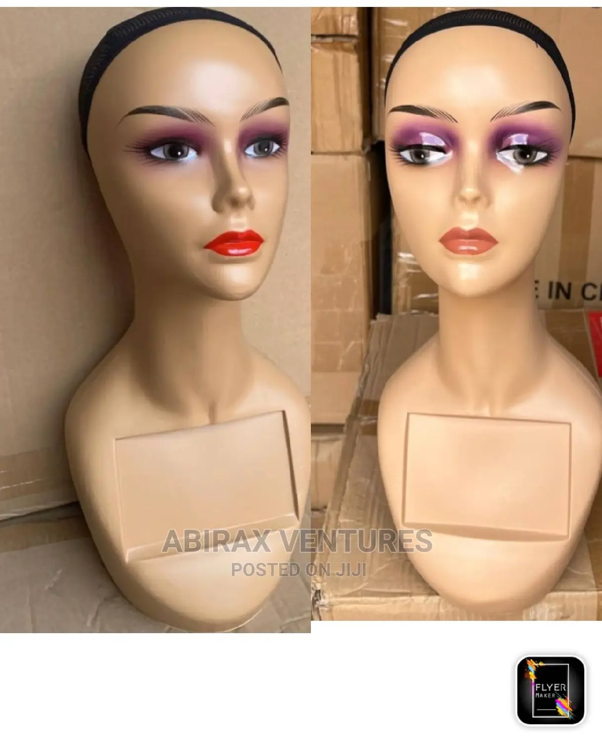 Long Neck Mannequin Head Available