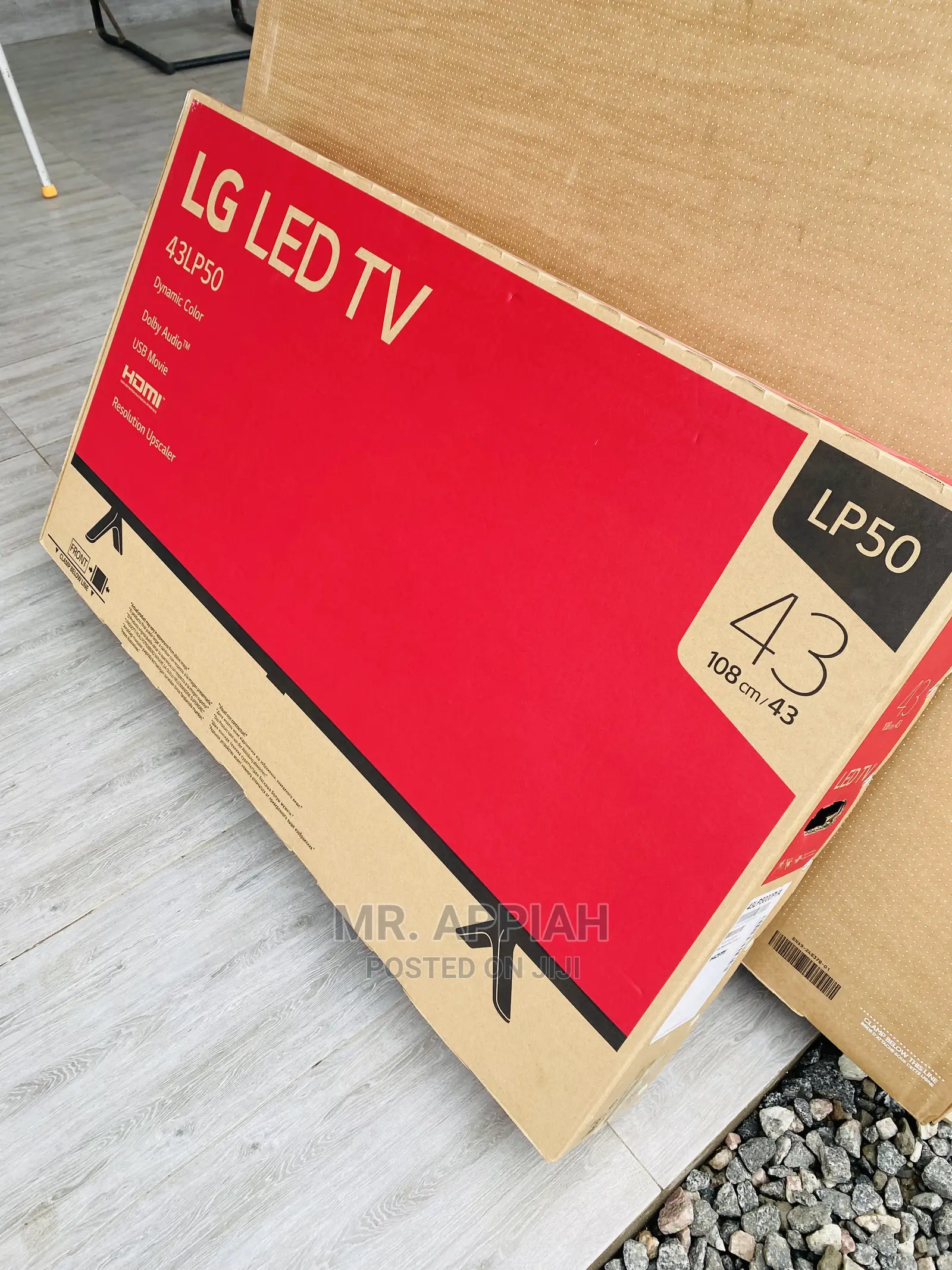 Brand  New LG 43UP7700 43”Real Uhd LED Tv(Black) 