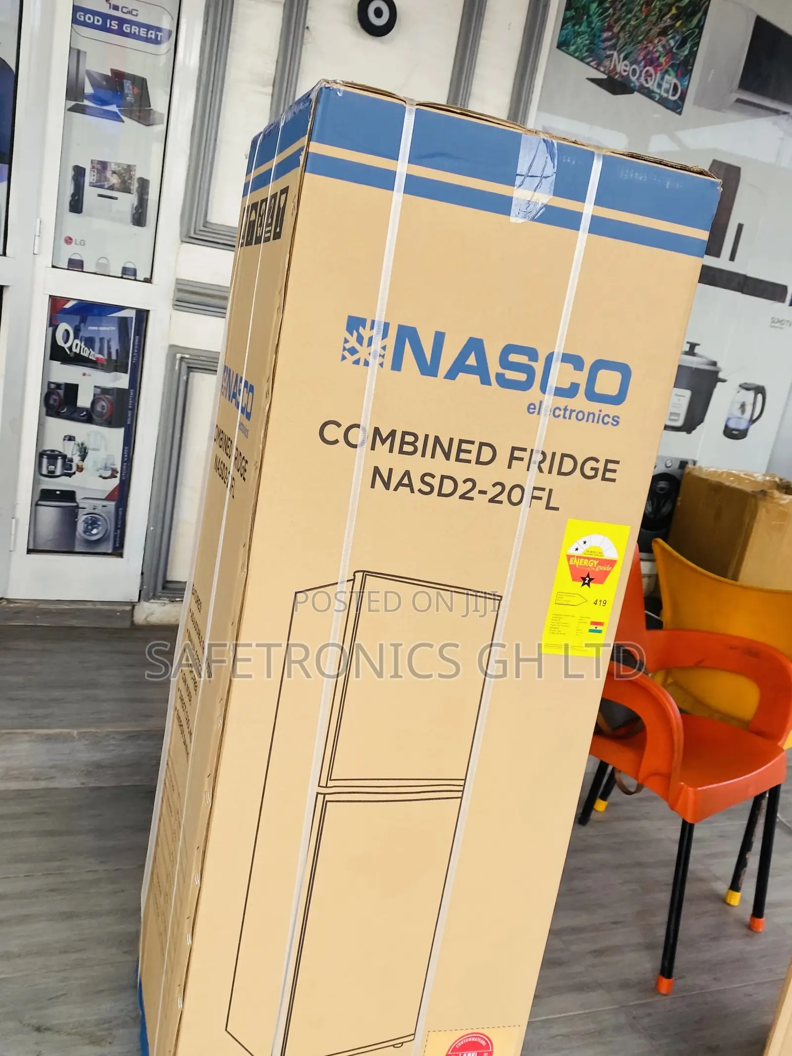 Durable Nascod2-20fl Doubledoor Bottomfreezer Fridge 