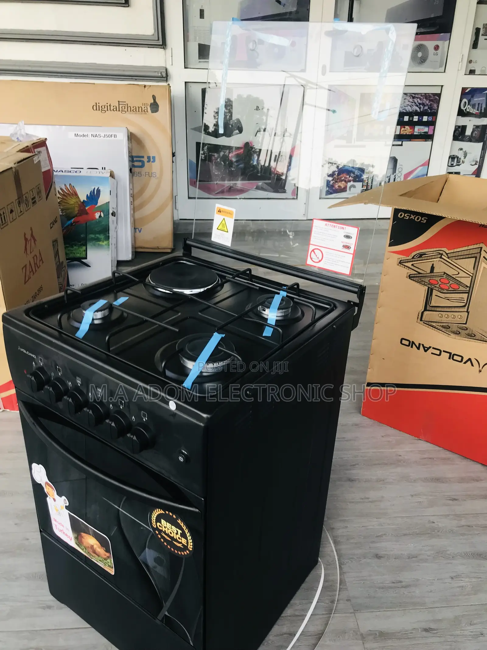 Special Volcano Gas and Electric Cooker(3+1)