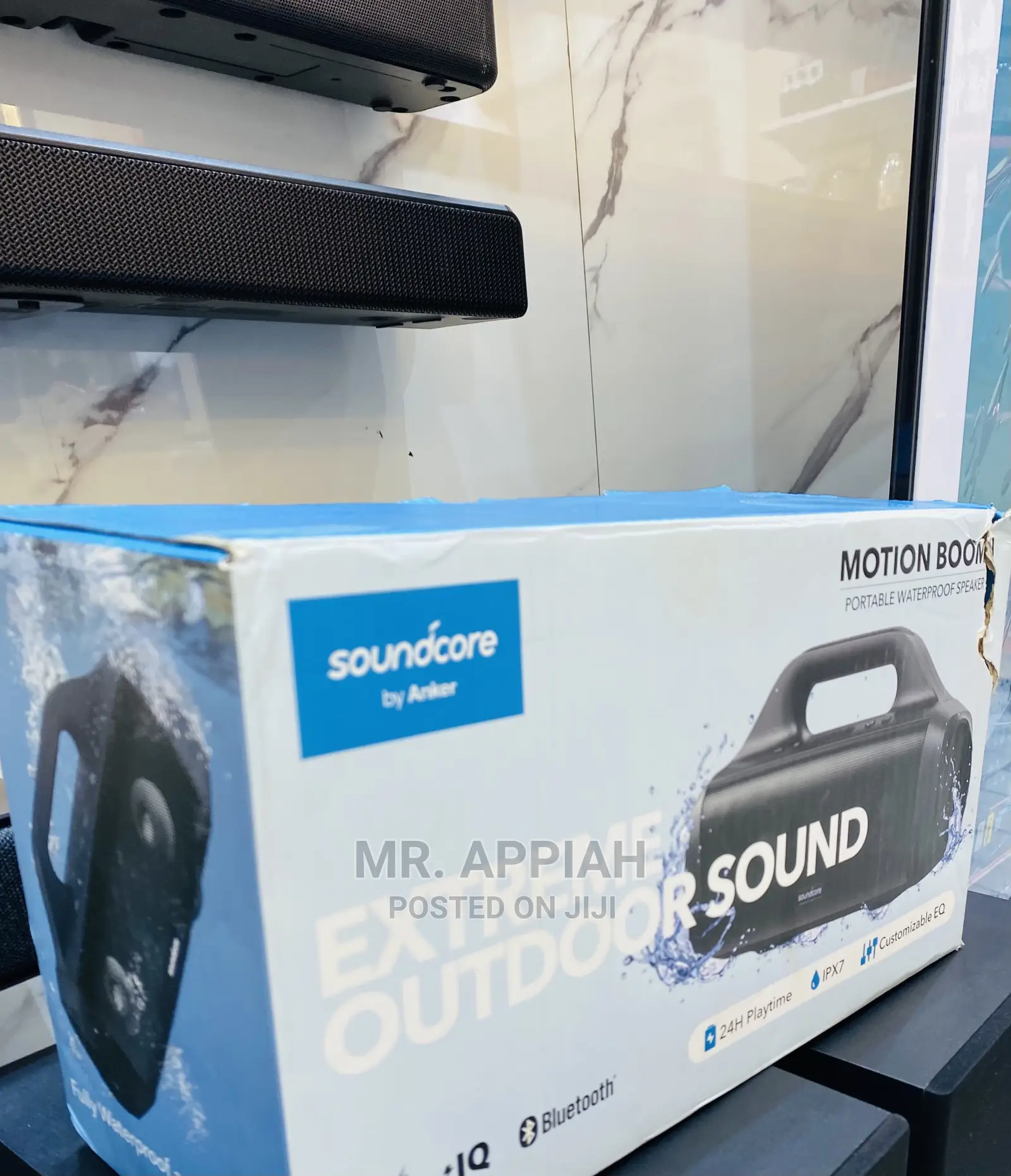 Latest and Affordable Motion Boom Chargable Speaker(Black).