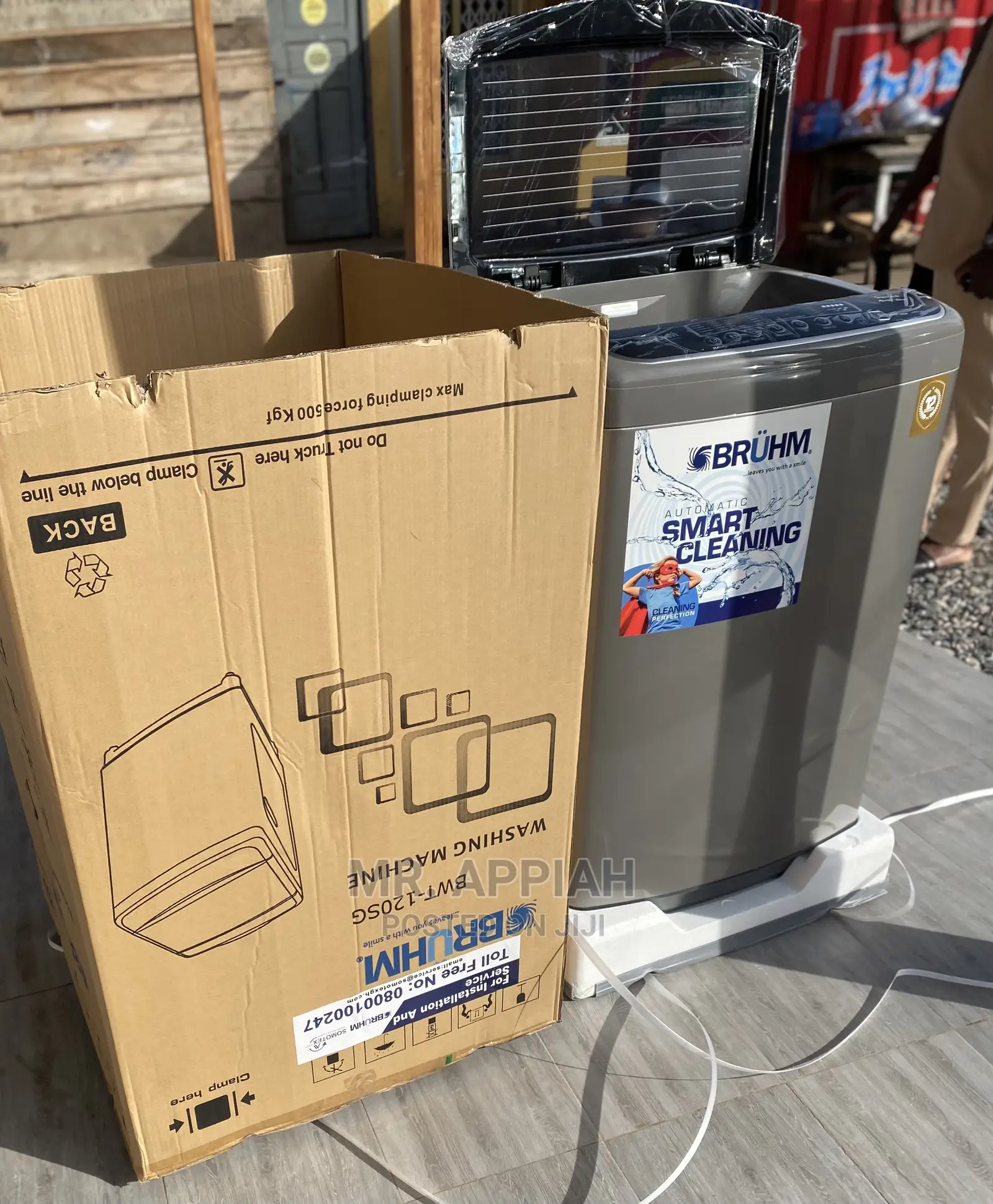 Classic Bruhm 12kg Top Load Washing Machine BBWT-120SG.