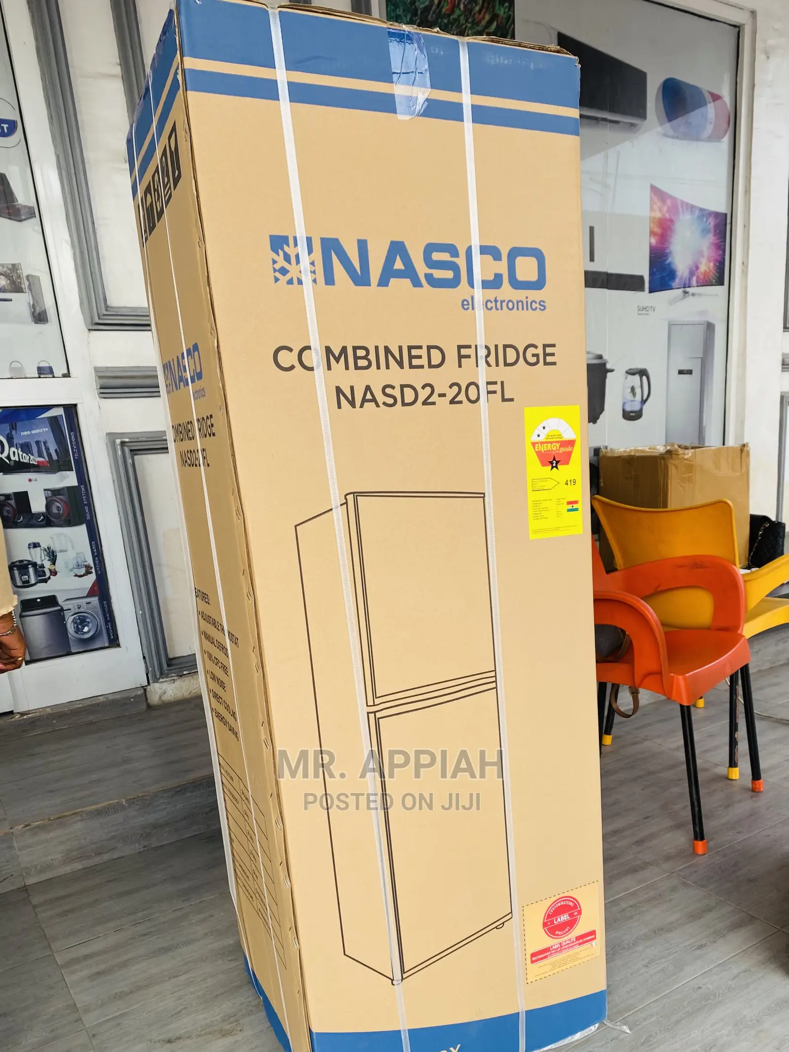 Durable Nasco(Nascod2-20fl)Double Door Refrigerator 