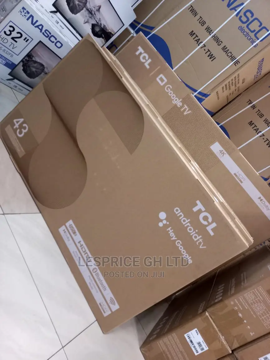 TCL 43” Smart Android New TV