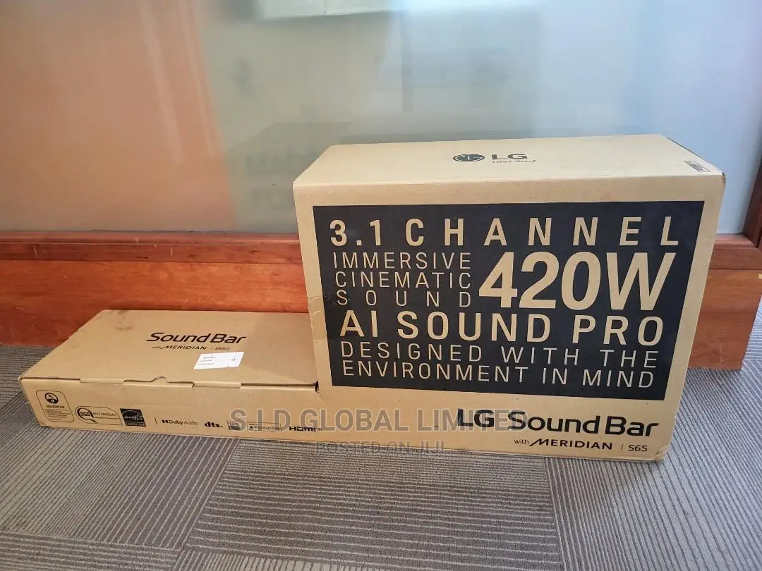 LG Soundbar S65Q 3.1-Channel 420W Bluetooth HDMI Optical USB