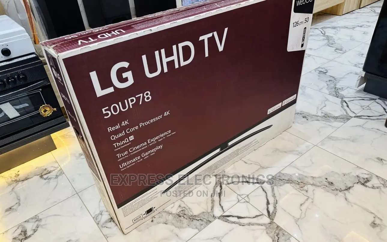Fresh UHD Smart 50”Up7800 LG Tv  Glossy Display