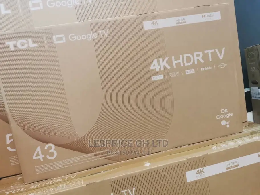TCL 43” Android HDRTV//Clear Screen