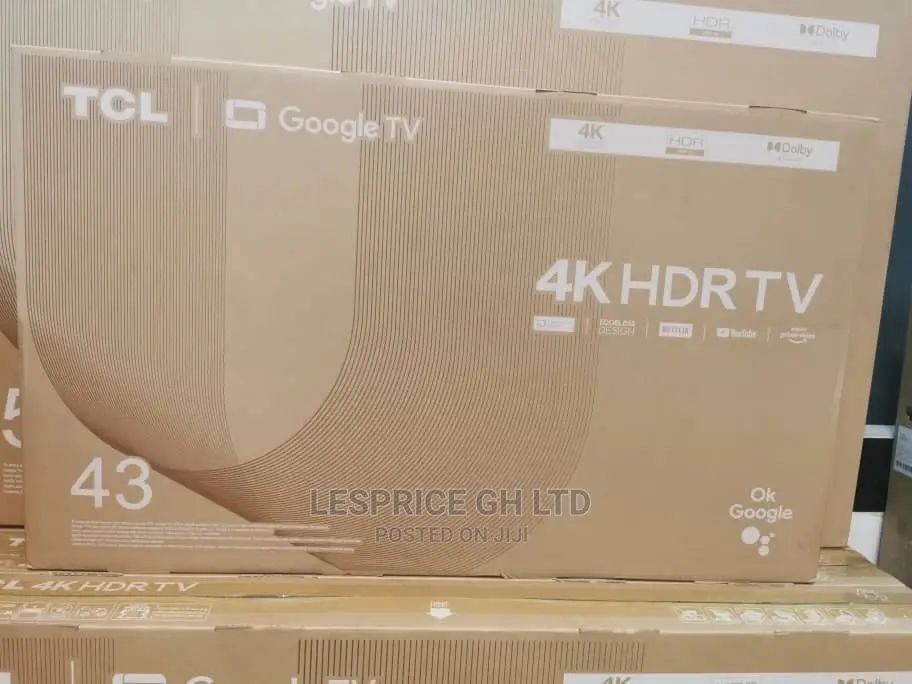 TCL 43” Android HDRTV//Clear Screen