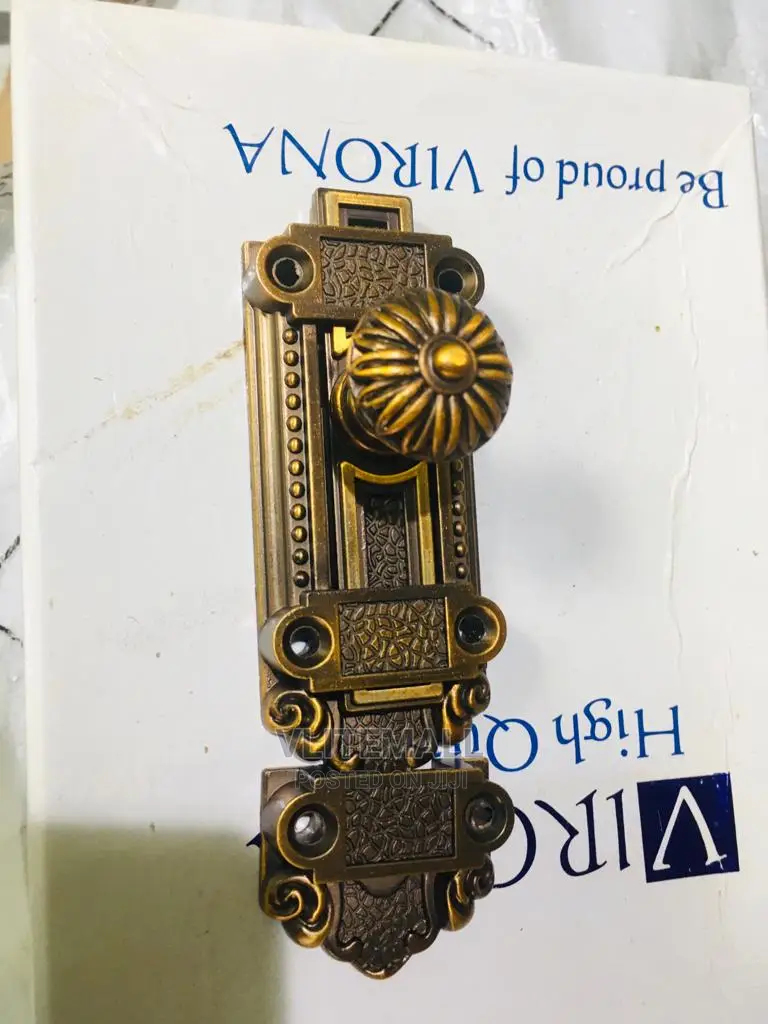 Geesatis Bronze Slide Door Bolt Gate