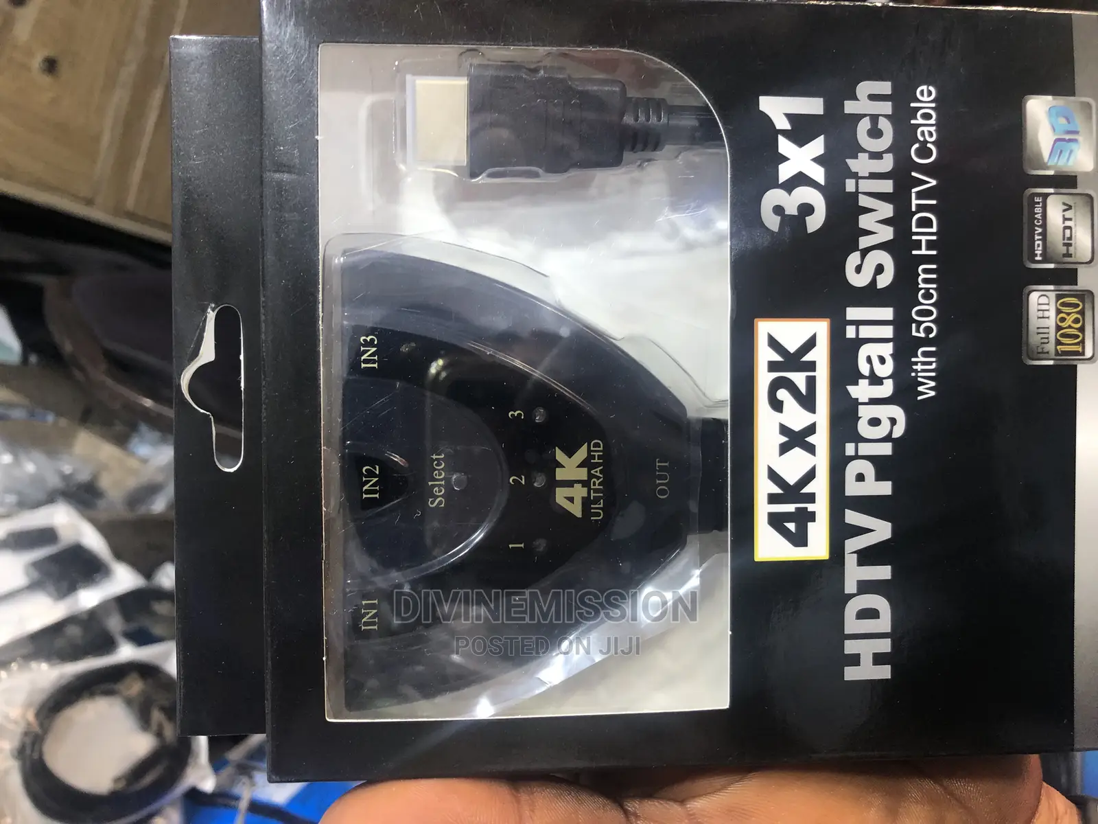 2in1 HDMI Switch With Cord.