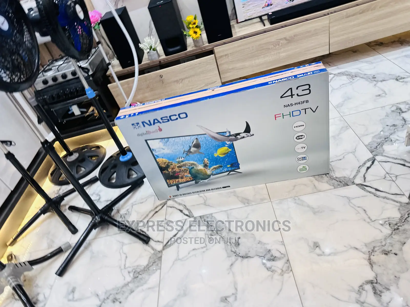 Enjoy With Bluetooth Nasco Smart 43”Satellite Tv FHD