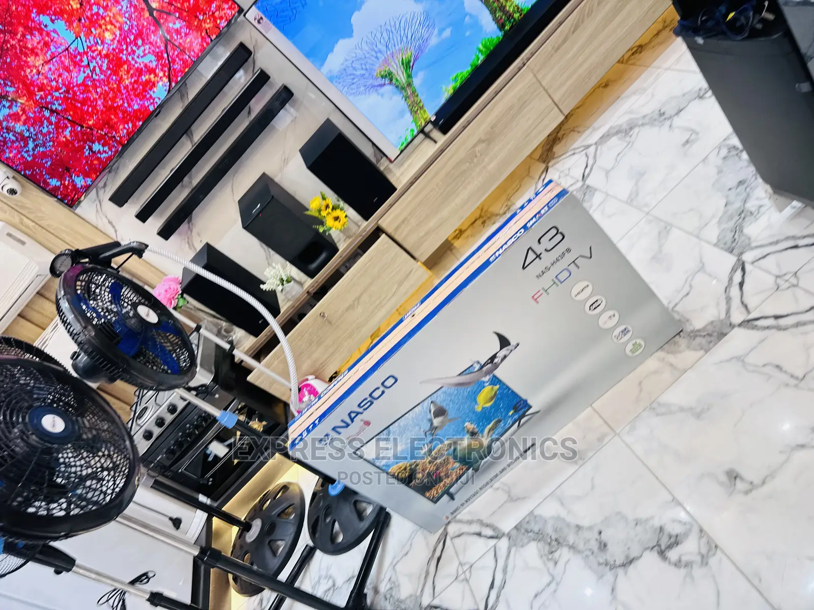 Enjoy With Bluetooth Nasco Smart 43”Satellite Tv FHD