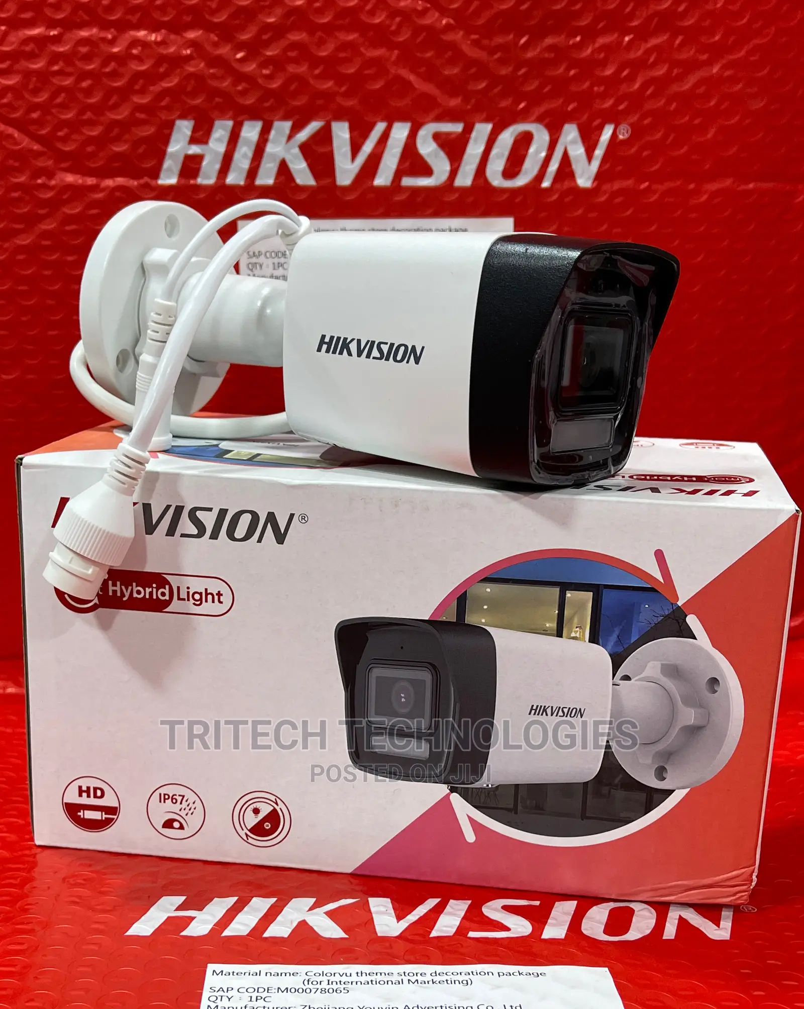 Hikvision Ip 2mp Ds-2cd1023g2-Liu Color Vu Outdoor + Audio