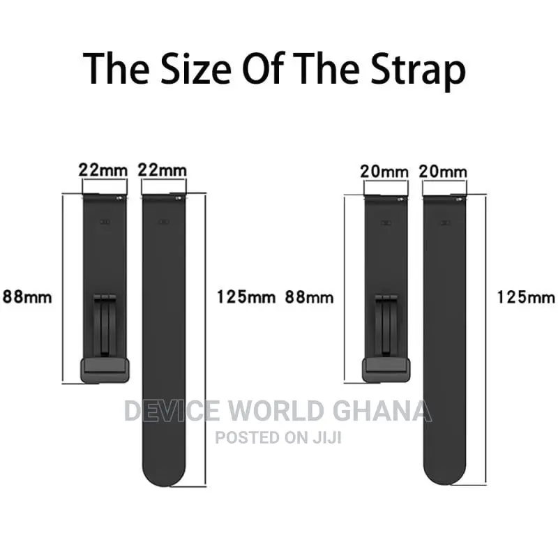 Pz Silicone Magnetic Buckle Strap 4 Samsung Watch Huawei Etc