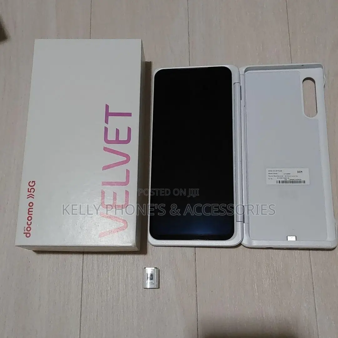 New LG Velvet 128 GB Black