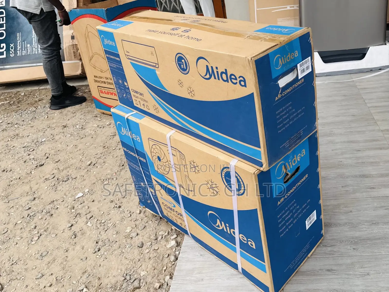 Perfect 2.5hp Airconditioner Split R410 Midea Gas