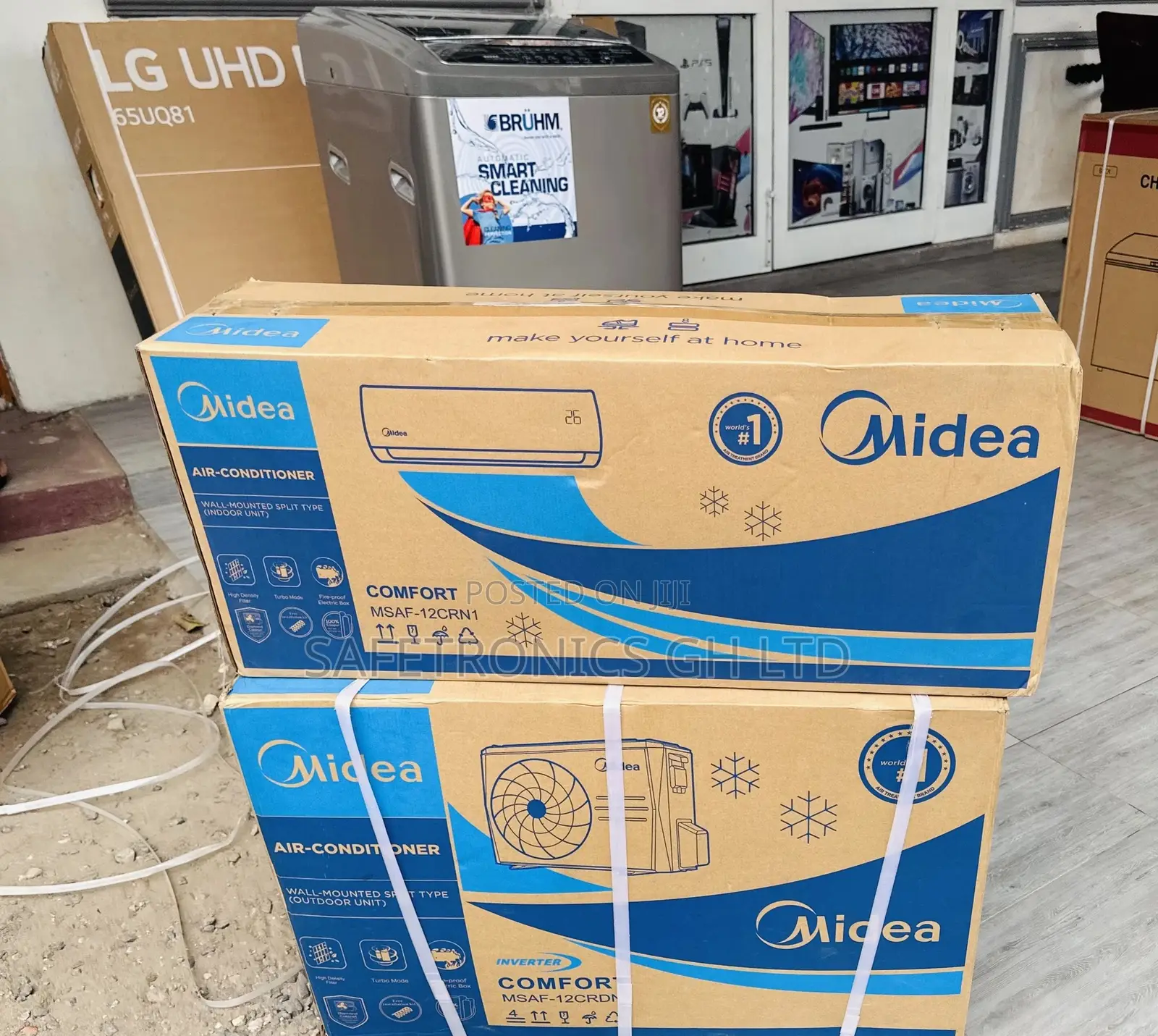 Grab R410 Midea 2.0hp Split Airconditioner Gas