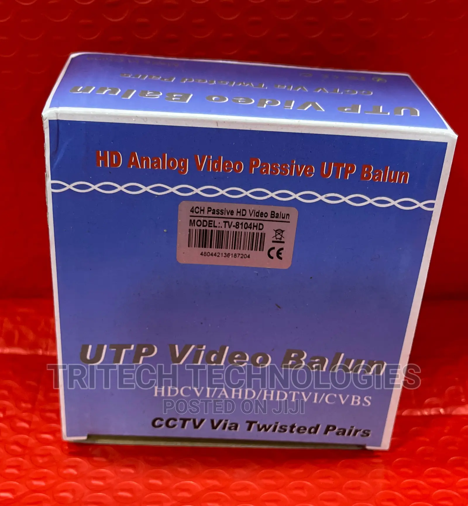 4channels Passive Video Balun Adapter Transmitter BNC To UTP