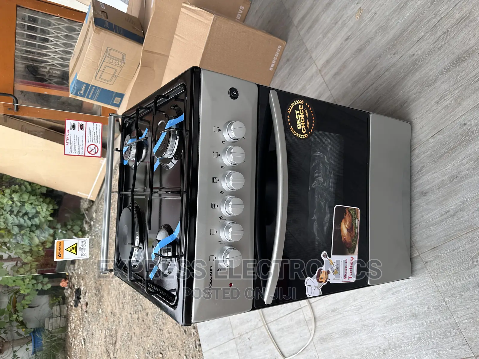 Home of Quality Stove 3+1 Cooker Oven Volcano