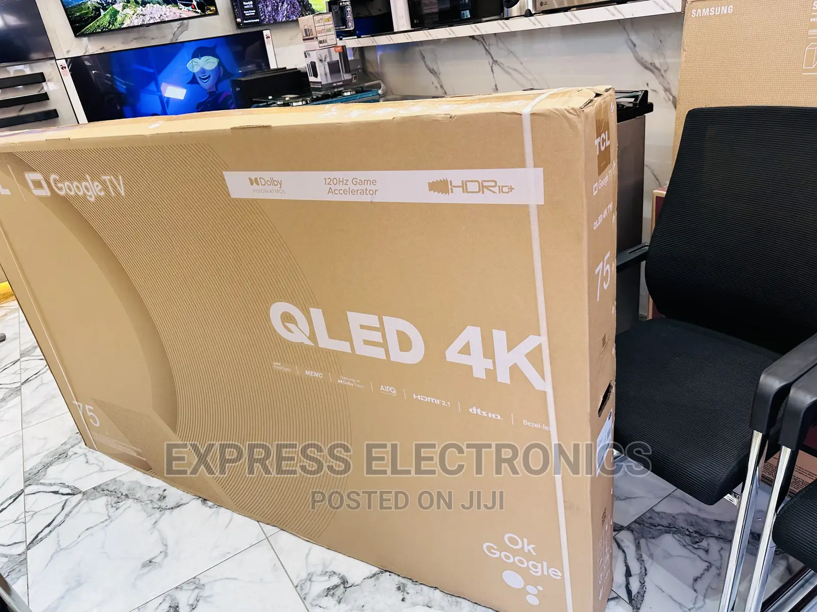 Text Us for Your TCL QLED Android Tv 75-C645