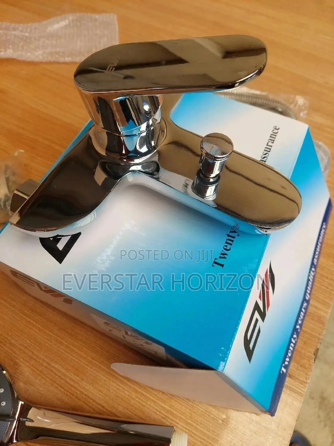 Shower Mixer- Chrome- Shower Chain and Handle