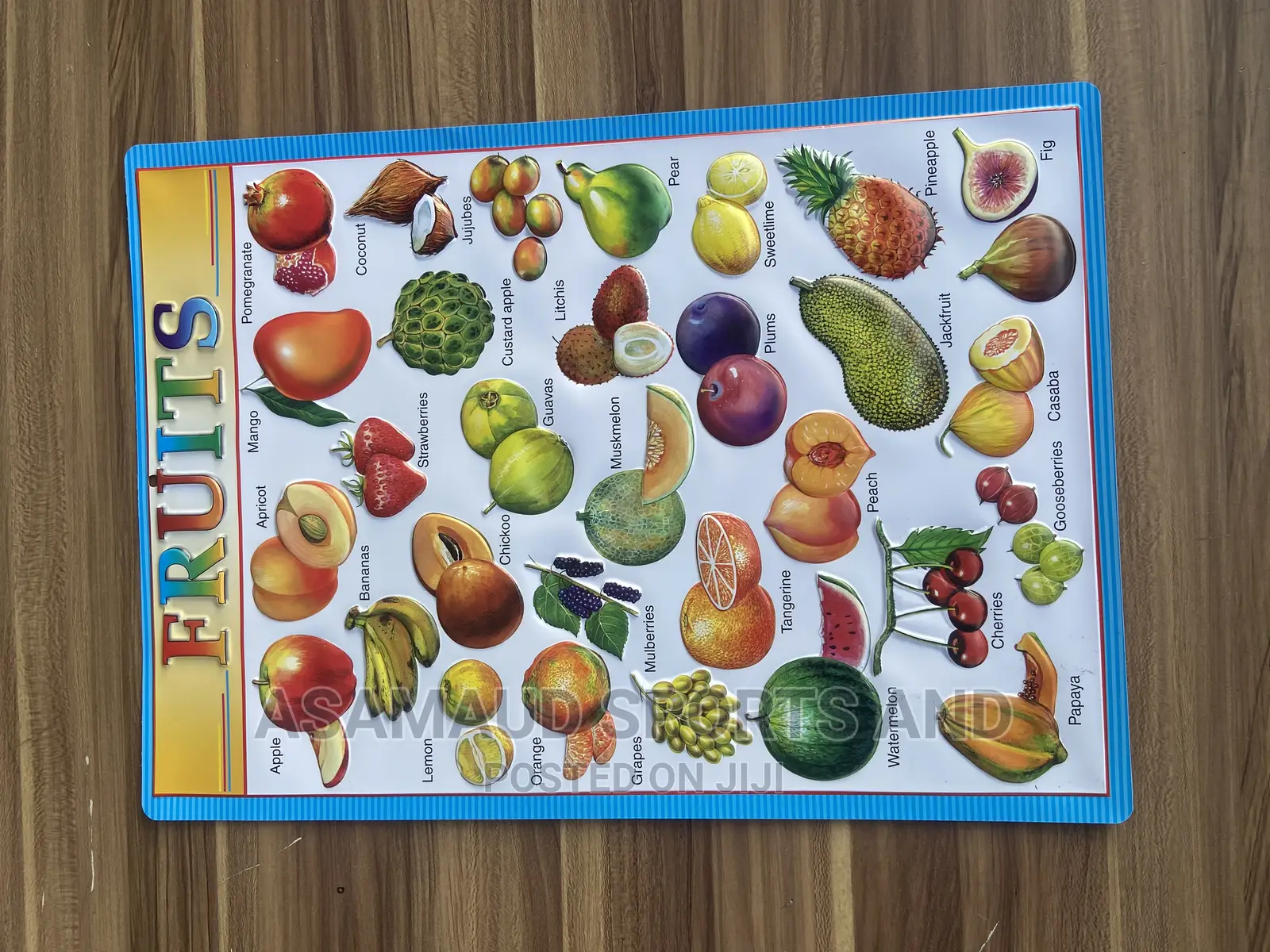 Original Kids Learning Material Knowing Fruit Available