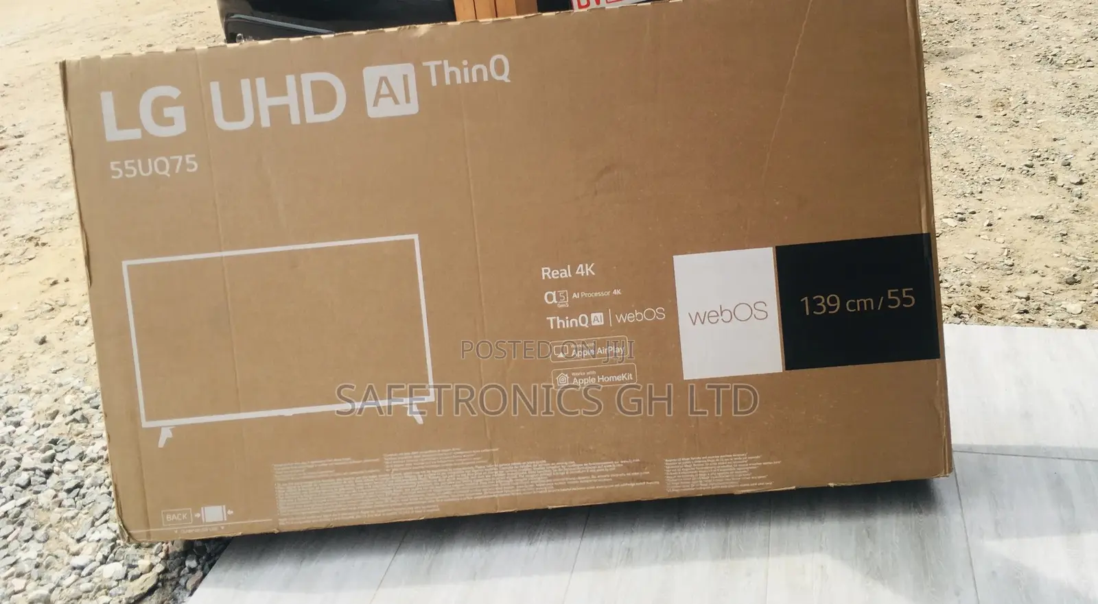 Perfect Design 55 Inches Glossy LG LED UHD UQ75 Tv
