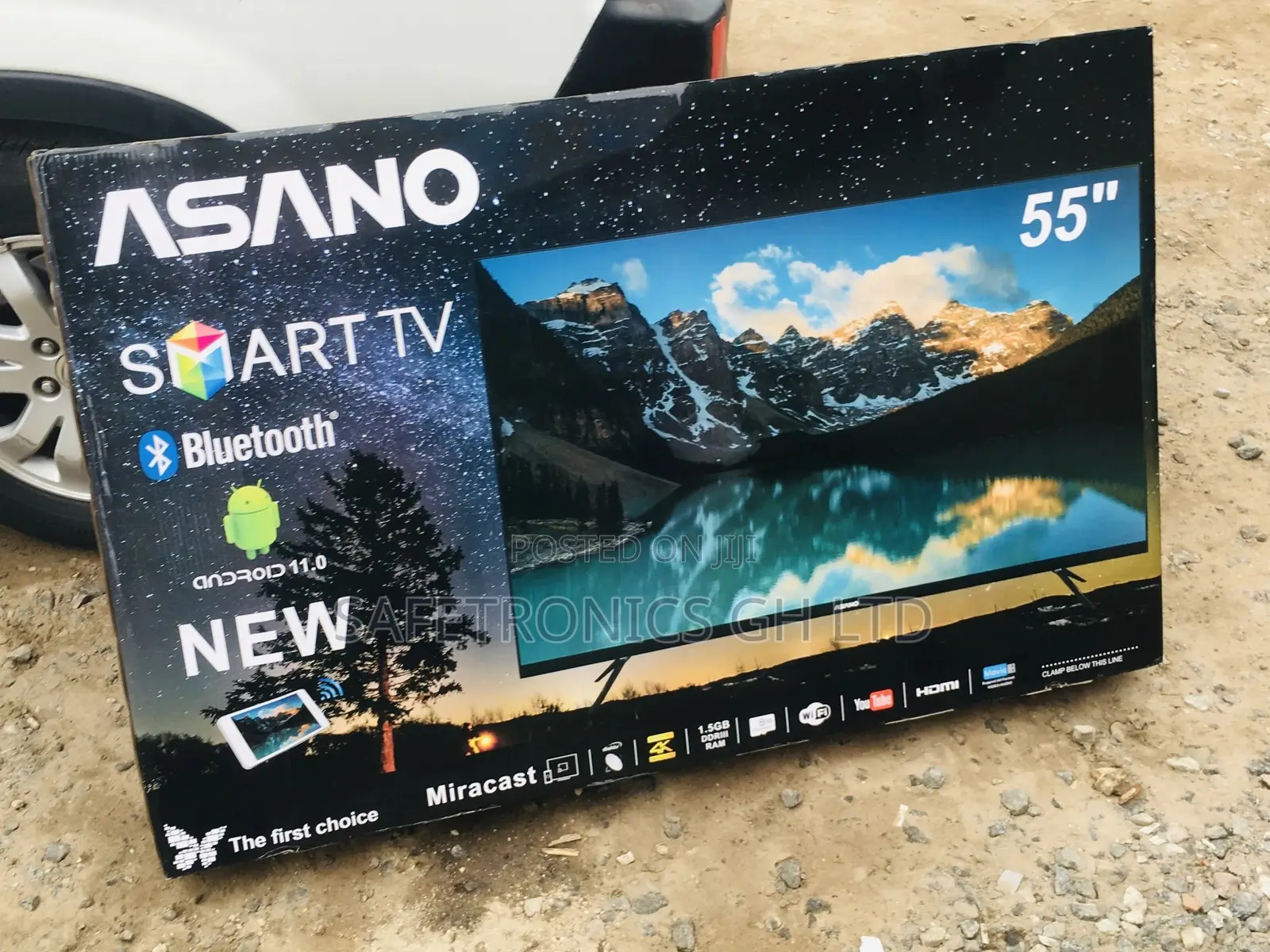 Asano 55 Inches  Smart Glossy LED Tv