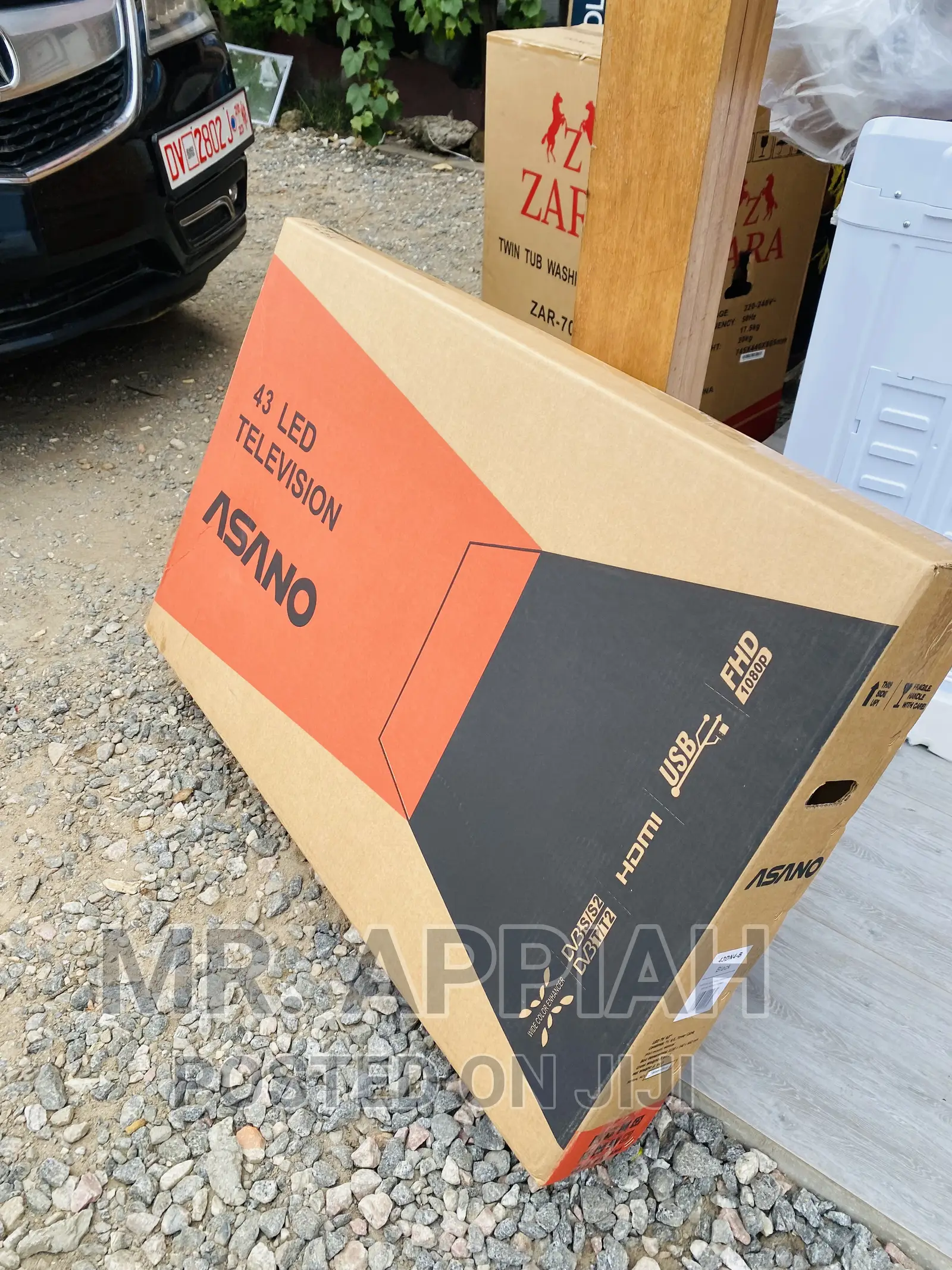 Effective and Reliable Asano 43 Inch Satelite Tv(Black) 