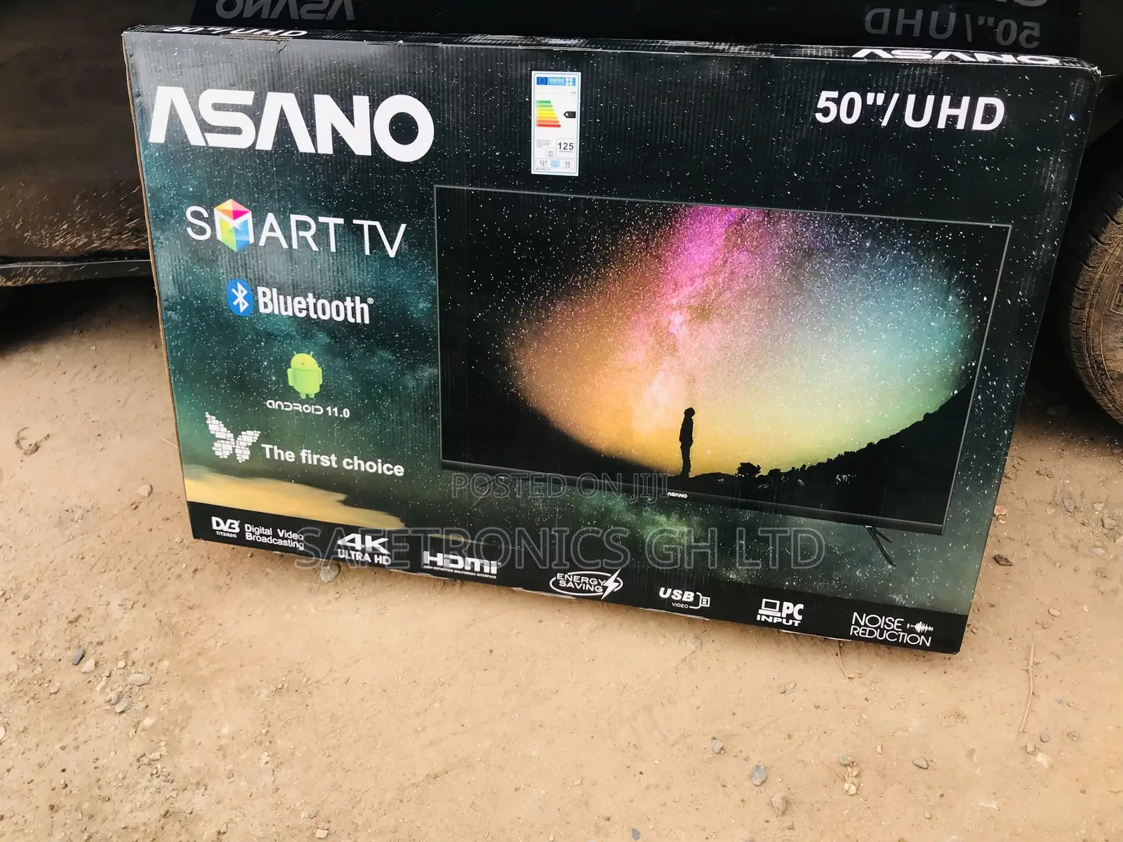 Lastest 50 Inches LED Glossy  Smart UHD Asano Tv