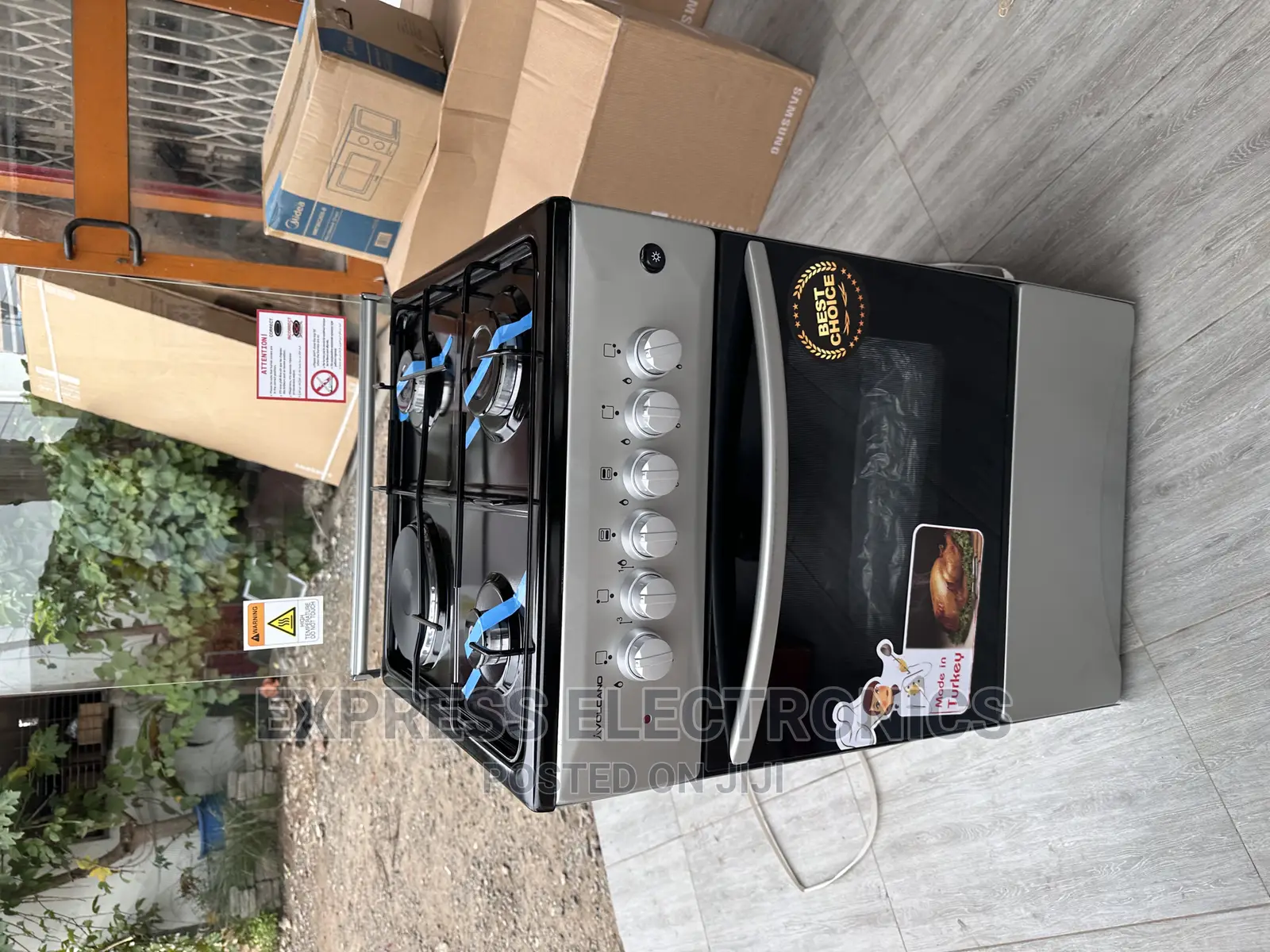Tempered Body Glass Lid Cover 3+1 Cooker Oven Stove
