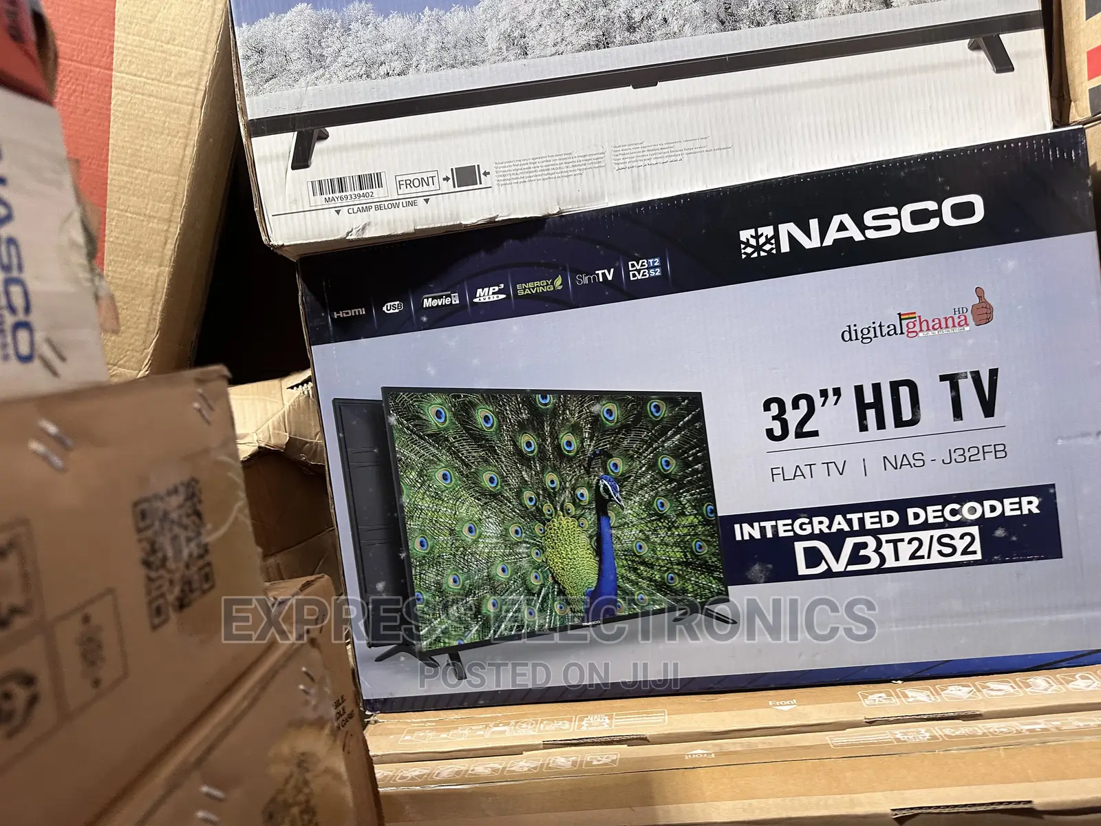 Astounding Nasco 32”Fhd Satellite Digital Tv
