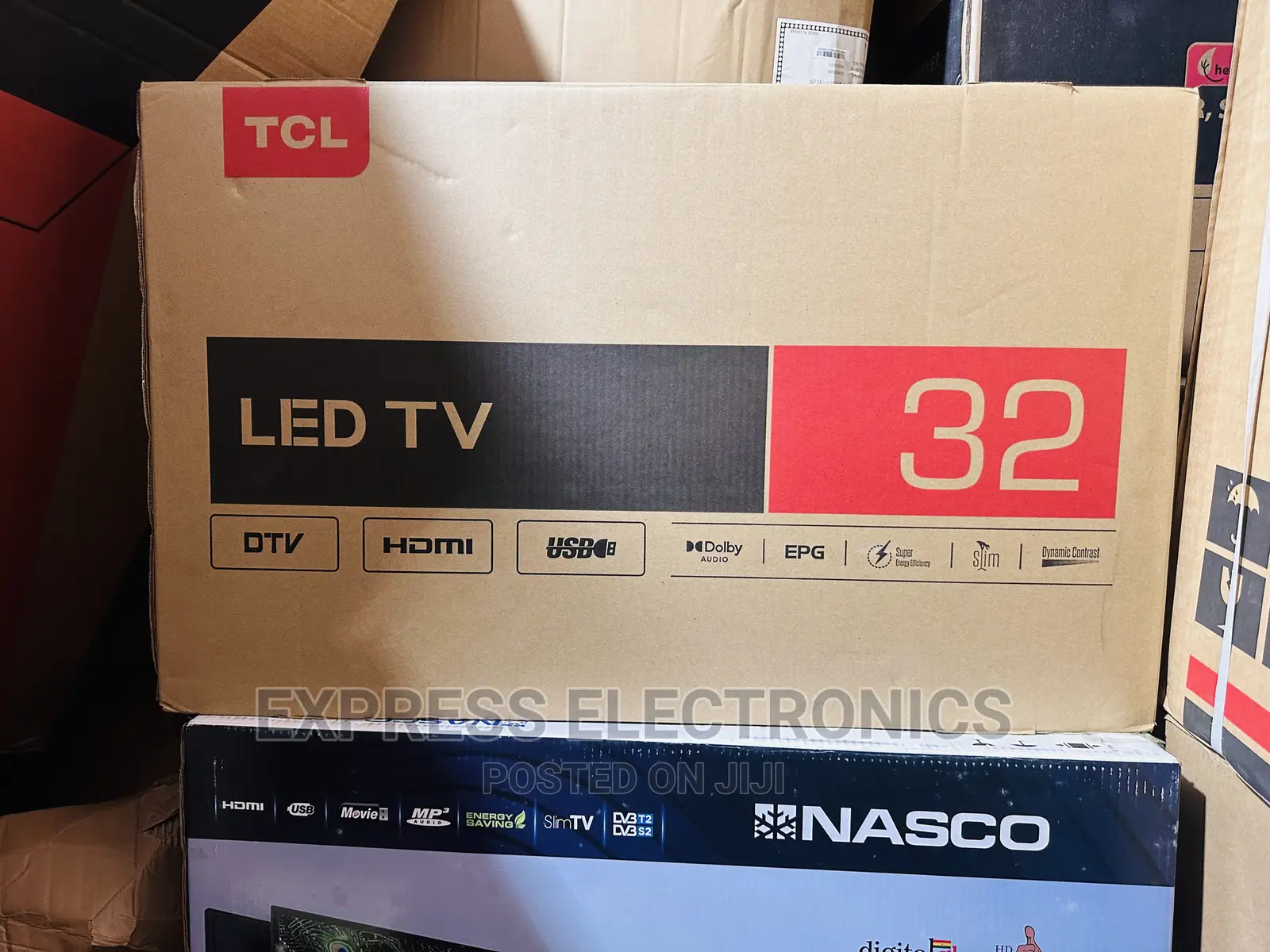 Greater Contrast FHD Satellite TCL 32”D3200 Tv 