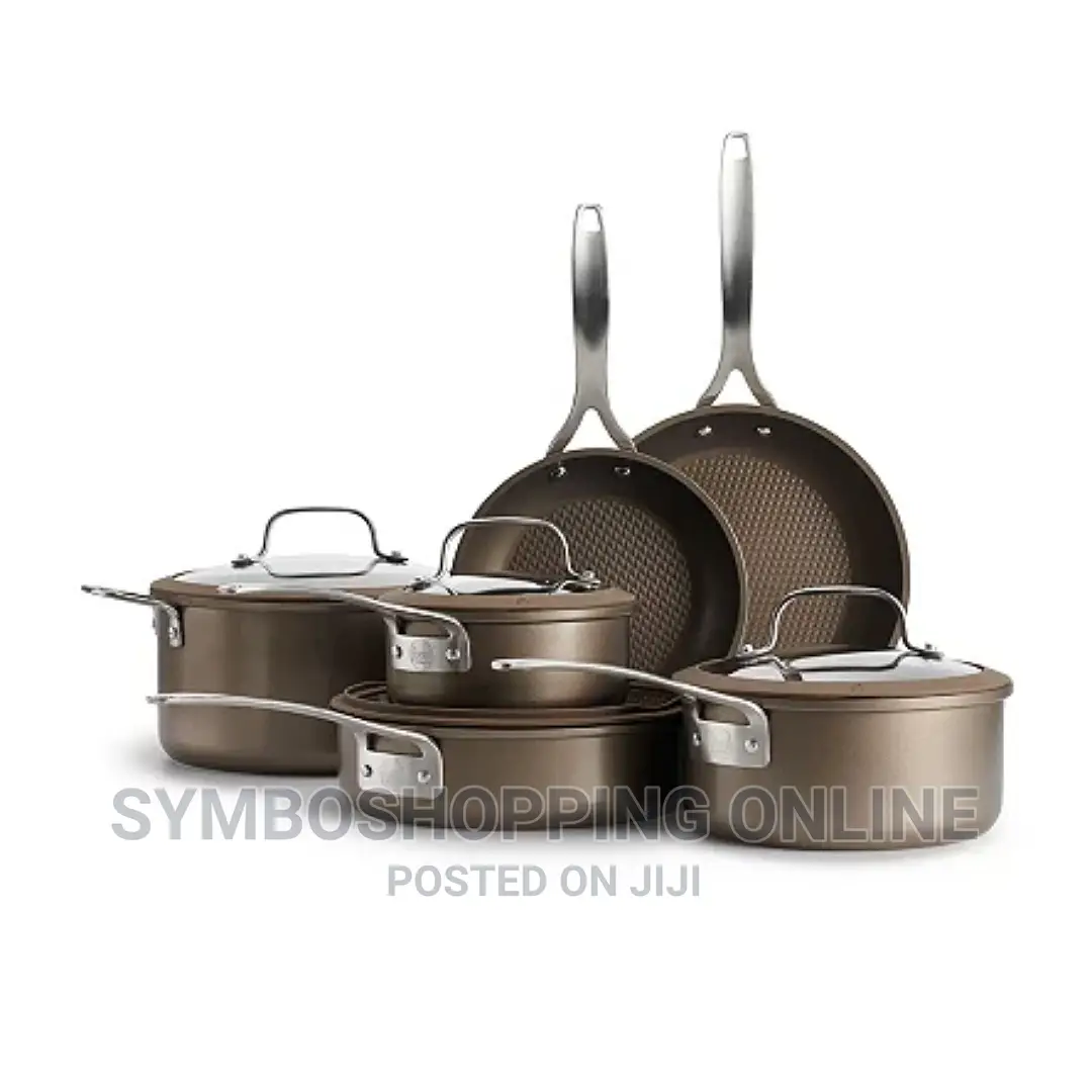 Food Network 10-Pc. Textured Titanium Nonstick Cookware Set