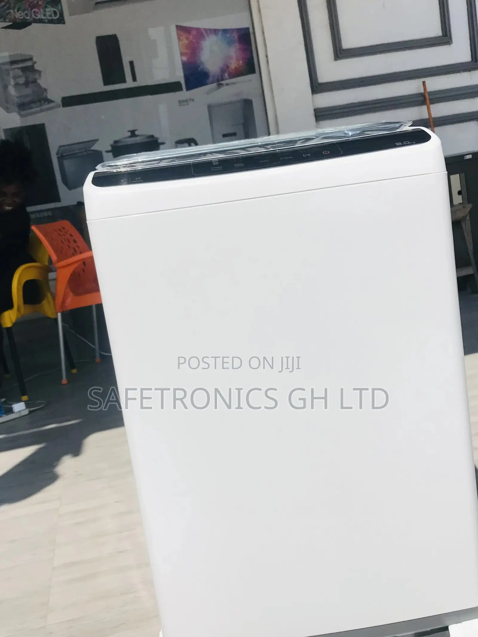 8kg Gray Topload Washingmachine Semiautomatic TCL
