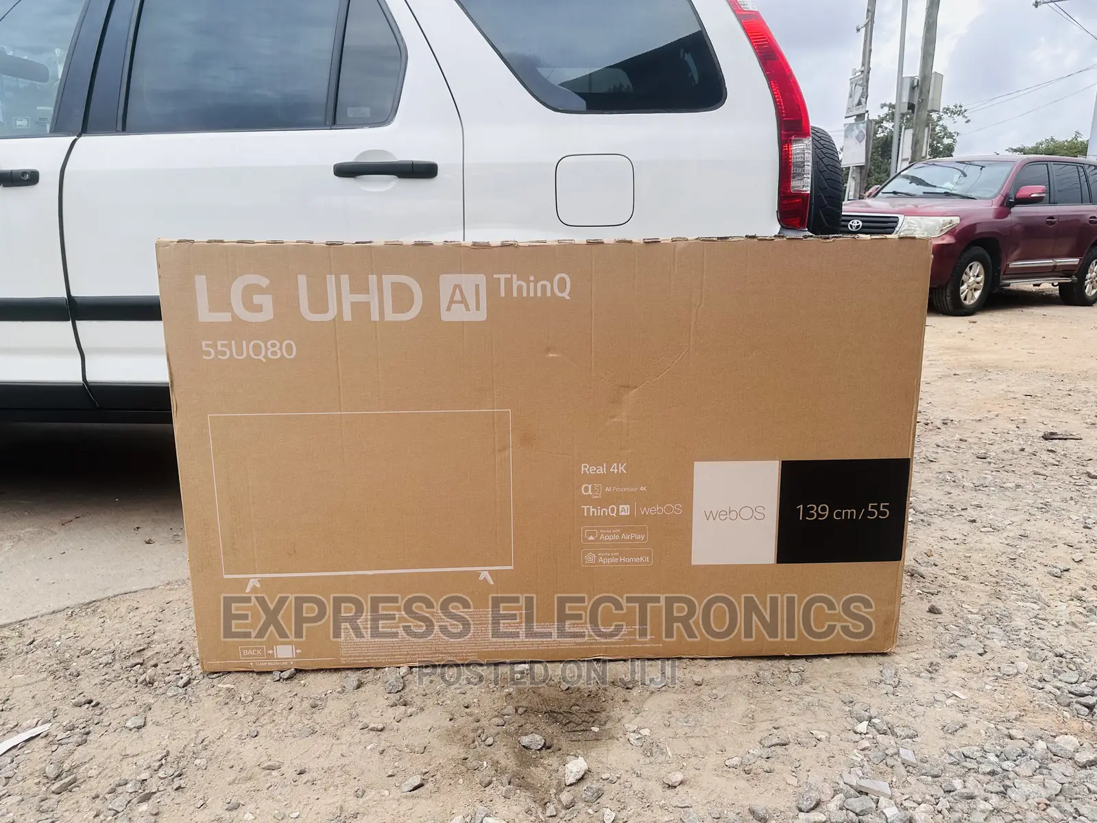 Ai Processor Sleek Slim Tv LG UHD Smart 55”Uq800