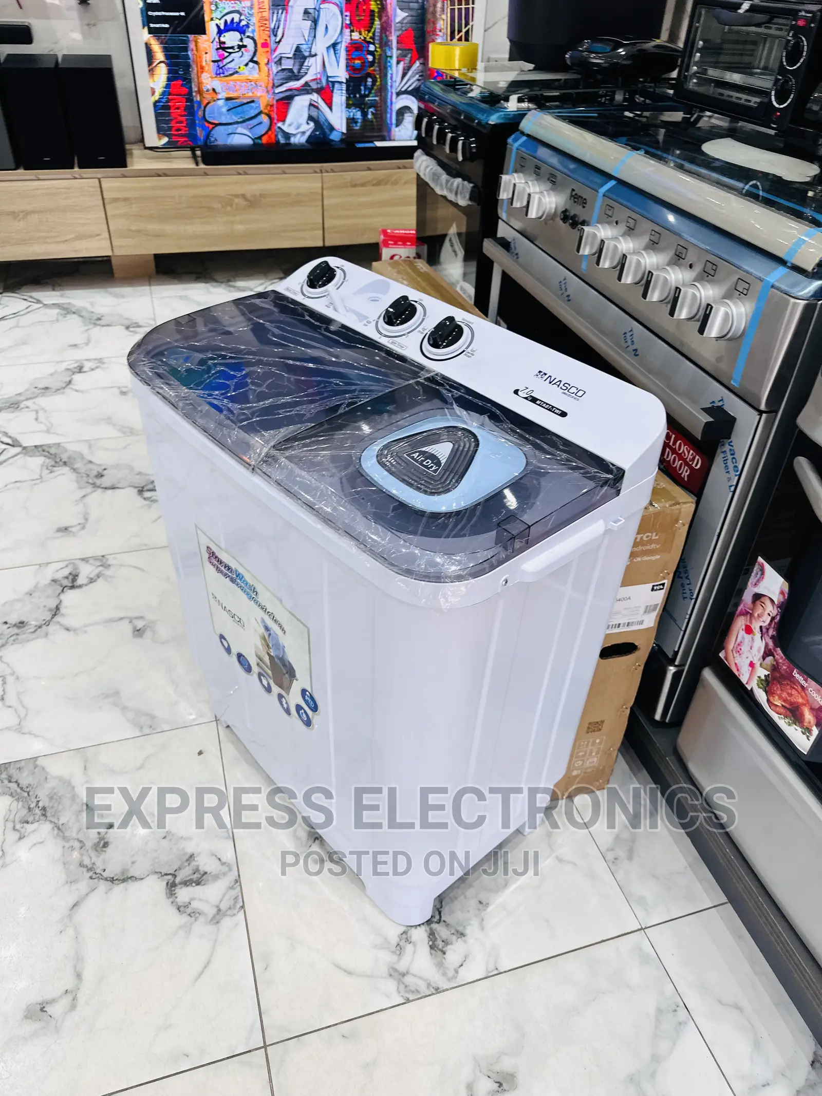 Mesmeric White Nasco Topload Washing W7kg