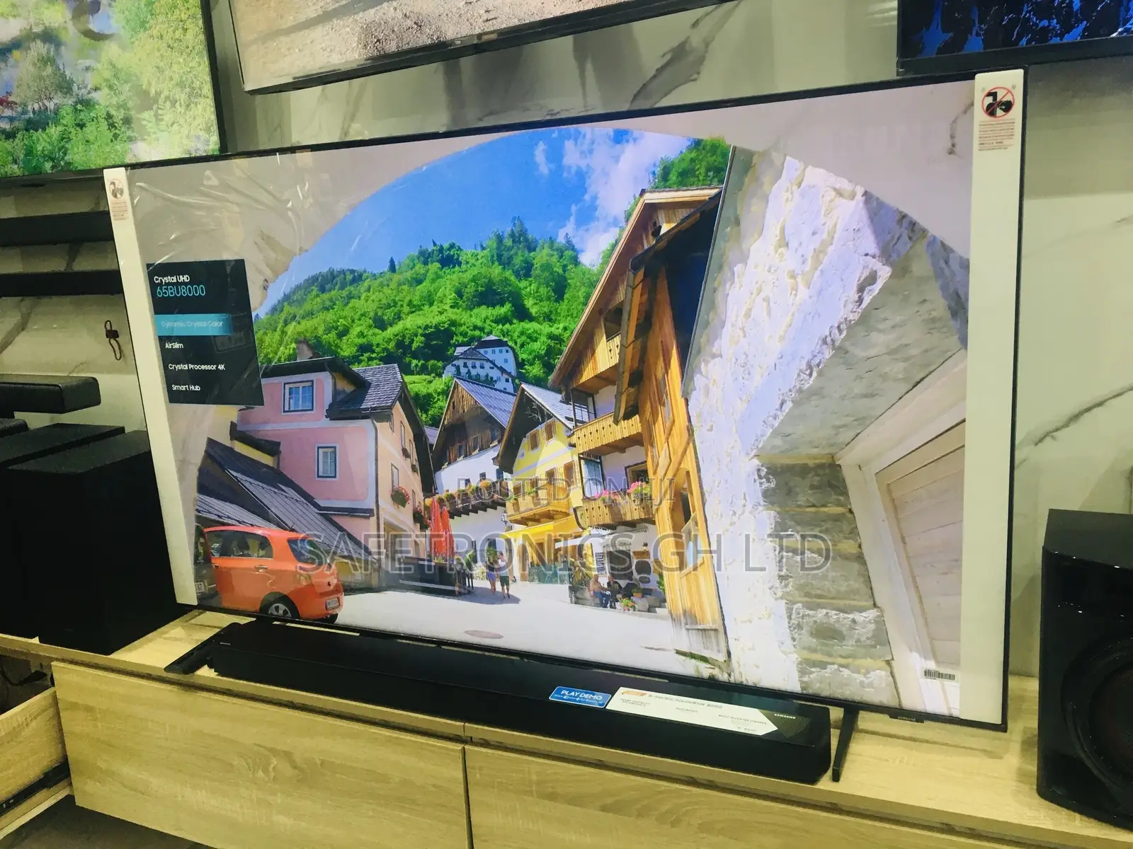  65 Inche Glossy Samsung Crystal UHD Smart BU80 Led Tv