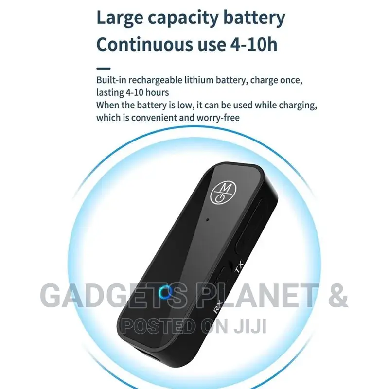 Rechargeable Bluetooth Audio Receiver Transmitter Adapter