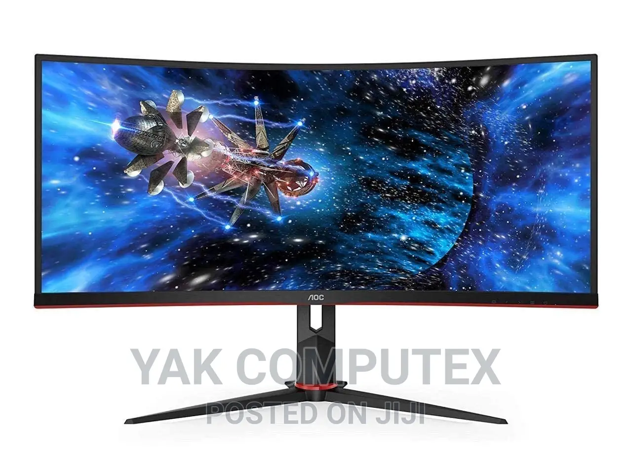 Aoc Cu34g2x 34" Curved Frameless Immersive Gaming Monitor,