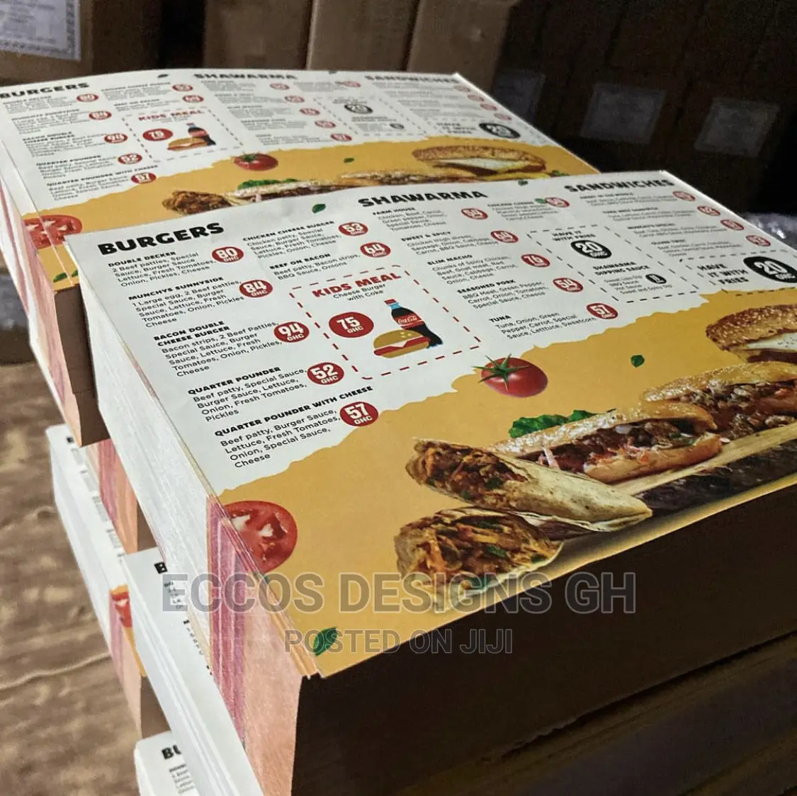 Food Menu Brochure