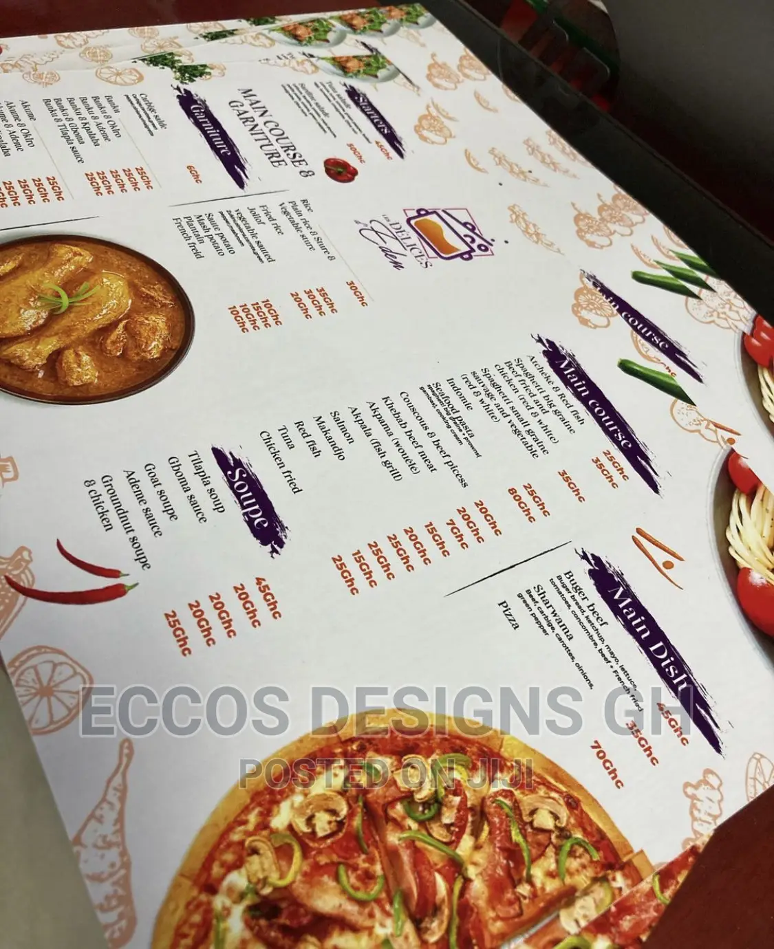 Food Menu Brochure