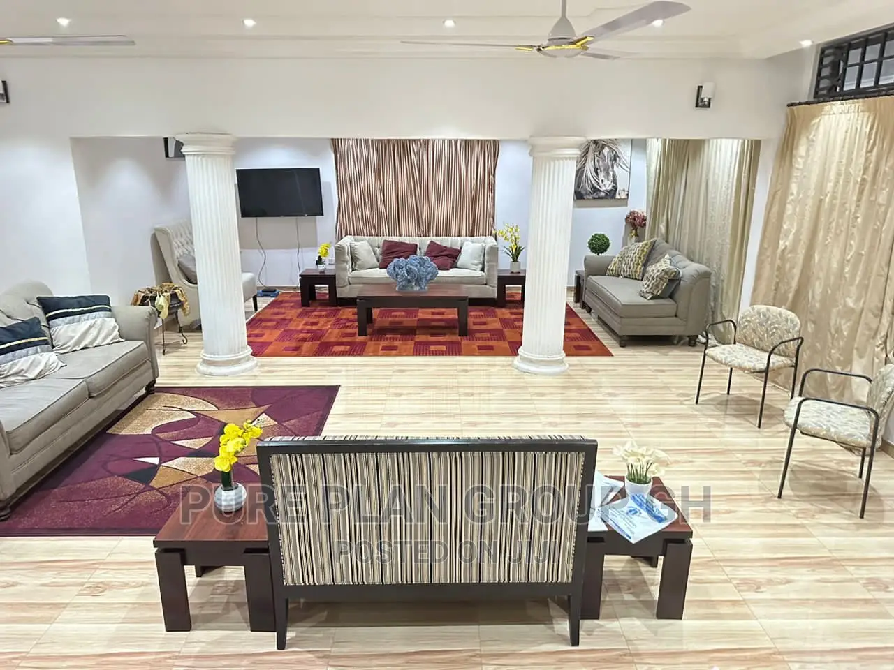 Furnished 7bdrm House in Westland for rent