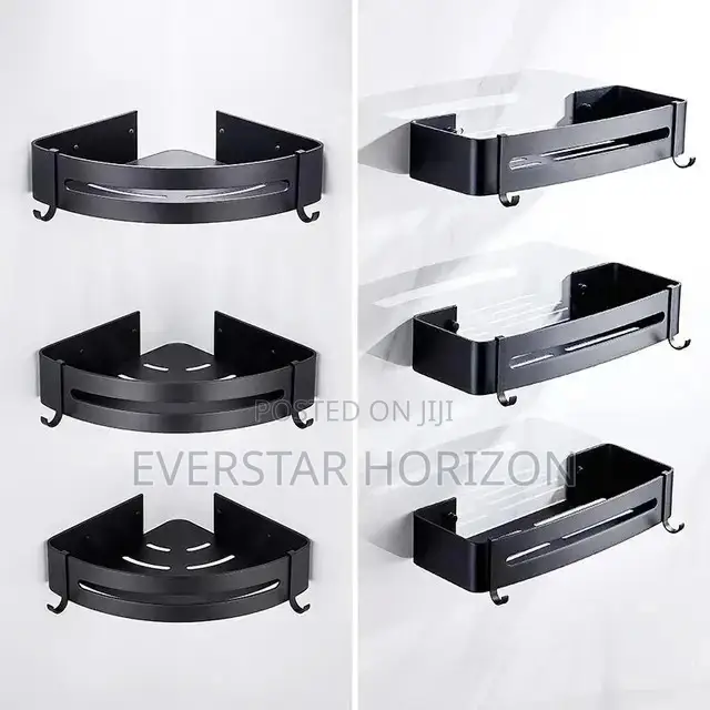Wall Mounted Single Straight Coner Shelfs