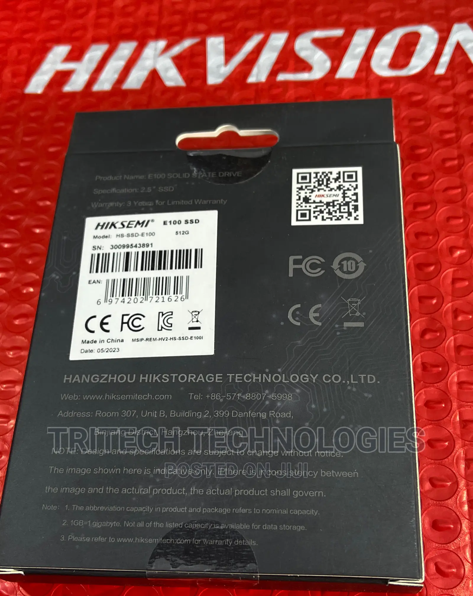 Hikvision 512gb SSD Sata
