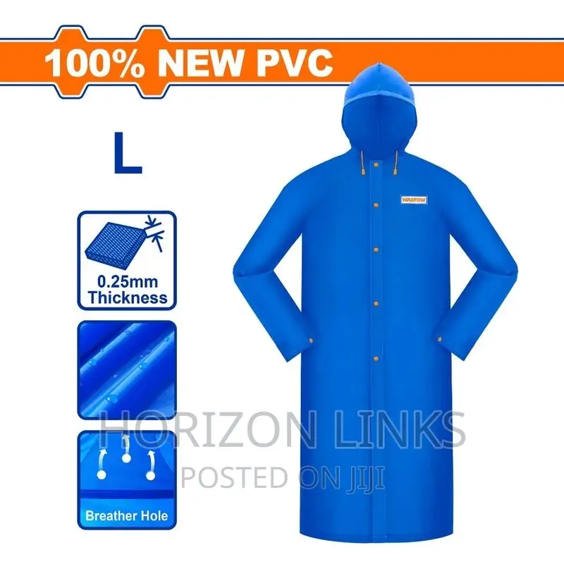 Wadfow Rain Coat 100% New PVC Materia